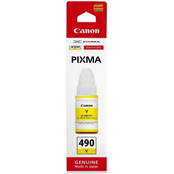 Canon Cartus cerneala Canon GI-490 Y, yellow, capacitate 70ml