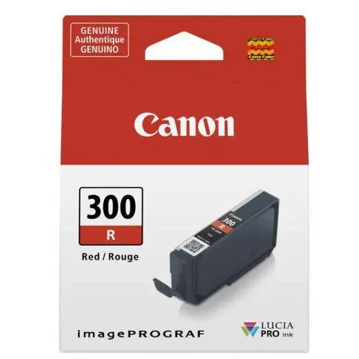 Canon Cartus cerneala Canon PFI300R, capacitate 14.4ml, pentru Canon imagePROGRAF PRO-300, Rosu