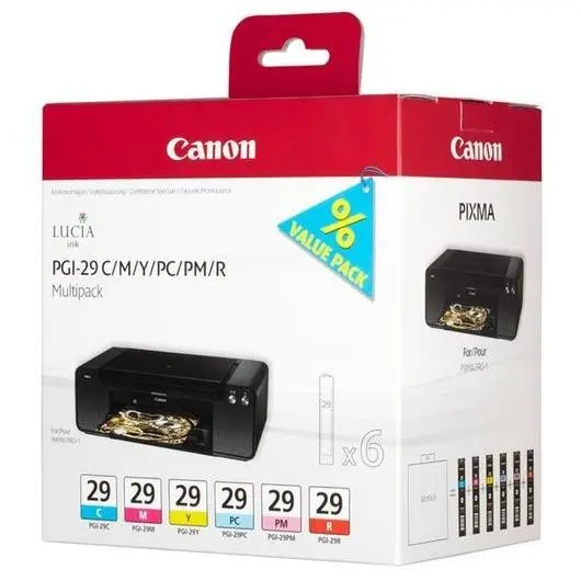 Canon Cartus cerneala Canon PGI29 CMY/PC/PM/R MultiPack | Pixma PRO-1