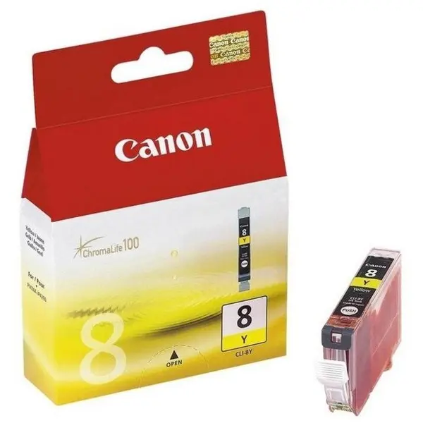 Canon Cern. Canon CLI8Y galbena|13ml | iP3300/4200/4300/5200/5300/6600/6700/MP500/600/