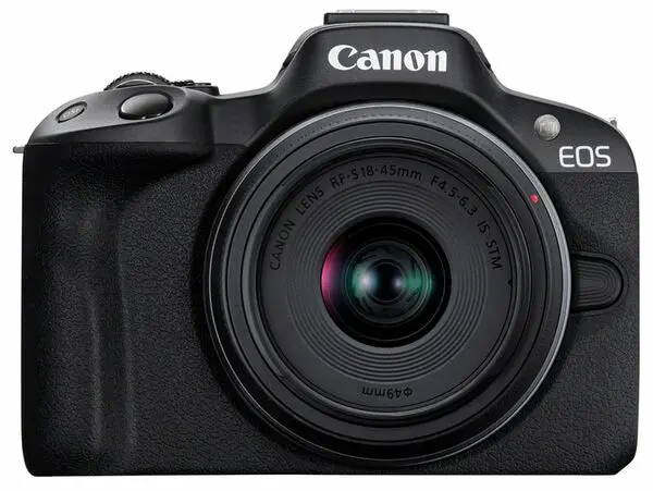 Canon Mirrorless Camera - EOS R50, RF-S 18-45mm, f/4.5-6.3 IS STM