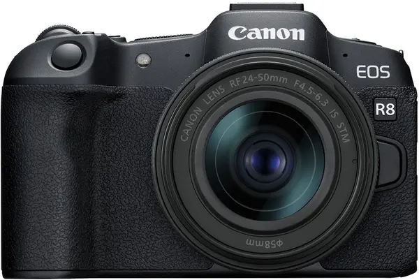 Canon Mirrorless Camera - EOS R8, RF 24-50mm, f/4.5-6.3 IS STM