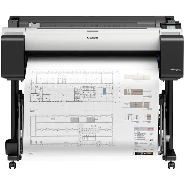 Canon Plotter Canon imagePrograf TM-350 36(914mm), format A0, 5 culori, rezolutie max 2400x1200dpi, Alb-Negru