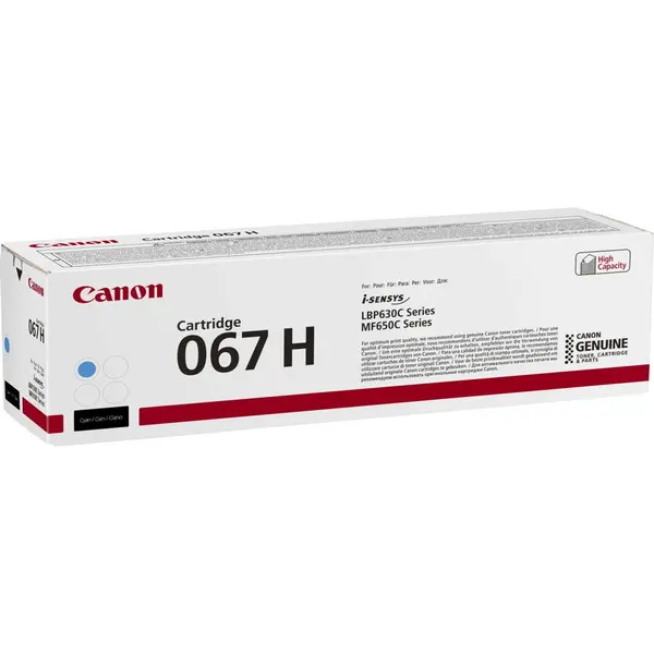 Canon Toner original Canon CRG067HC, CYAN, capacitate 2350 pagini