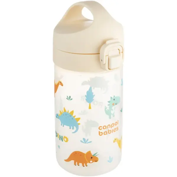 Canpol babies Junior Bottle biberon pentru copii Beige 400 ml