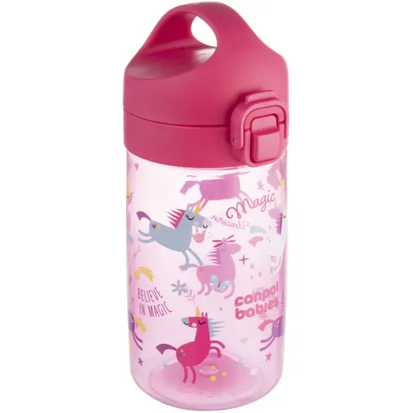 Canpol babies Junior Bottle biberon pentru copii Pink 400 ml