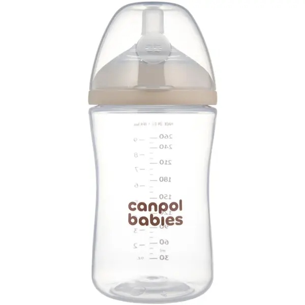 Canpol babies Natural Shape biberon anticolici 3m+ 1 buc