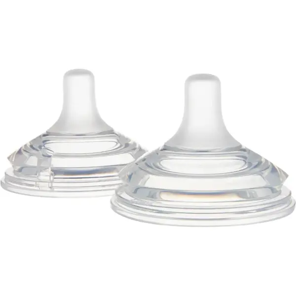Canpol babies Natural Shape tetină pentru biberon 3m+ 2 buc