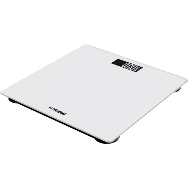 Cantar baie Vision Touch VCPE01SA, Electronic, 180Kg, Sticla Securizata, Alb