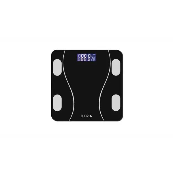 Cantar corporal Zilan ZLN8962 din sticla securizata, capacitate 3-180kg, Aplicatie OKOK, Display LCD