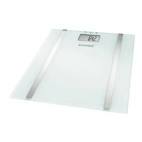 Cantar cu analizator corporal Ecomed BS-70E, 150 kg, 10 memorii, platforma de sticla
