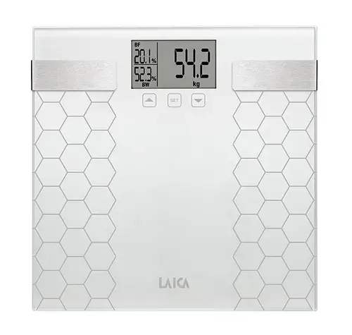 Cantar cu compozitie corporala Laica PS5014, 180 kg (Alb)