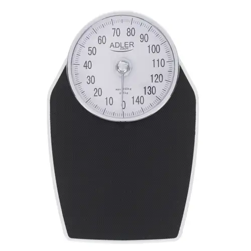 Cantar de baie mecanic Adler AD 8177, max 150 kg, 1 kg acuratete (Negru)
