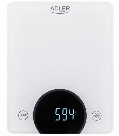Cantar de bucatarie Adler AD 3173W, 10 kg (Alb)