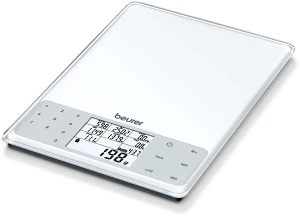 Cantar de bucatarie Beurer - DS 61, 5 kg, alb