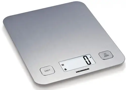 Cantar de bucatarie Heinner HKS-5IX, 5Kg (Inox)