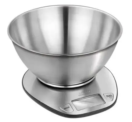 Cantar de bucatarie MPM MWK-05M, Functia Tara, 5 kg (Argintiu)