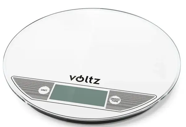 Cântar de bucătărie Voltz - V51651F, 5 kg, alb