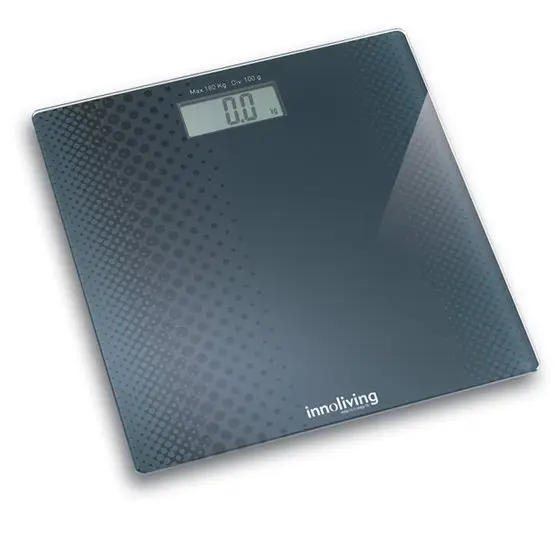 Cantar digital de baie cu sticla securizata ultraslim
