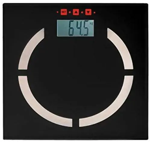Cantar Electronic cu Functie de analiza corporala DomoClip DOM254NR, 150 kg, Memorie, Oprire automata (Negru)