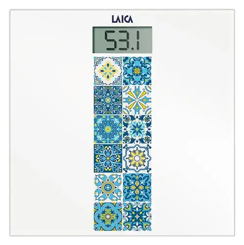 Cantar electronic Laica PS1082, 180 kg, mediteraneean breeze (Albastru)