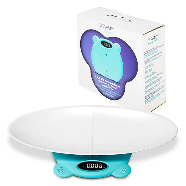 Cantar electronic Vitammy Babycinno 4 in 1 turcoaz