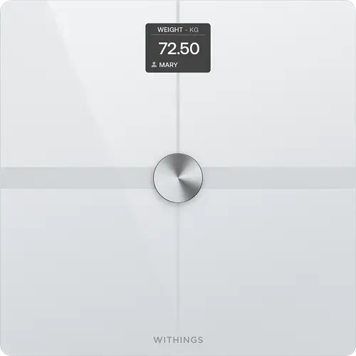 Cantar Wi-Fi pentru compozitie corporala avansata Withings Body Smart, Alb