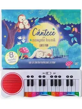 Cantece de noapte buna. Carte pian/***