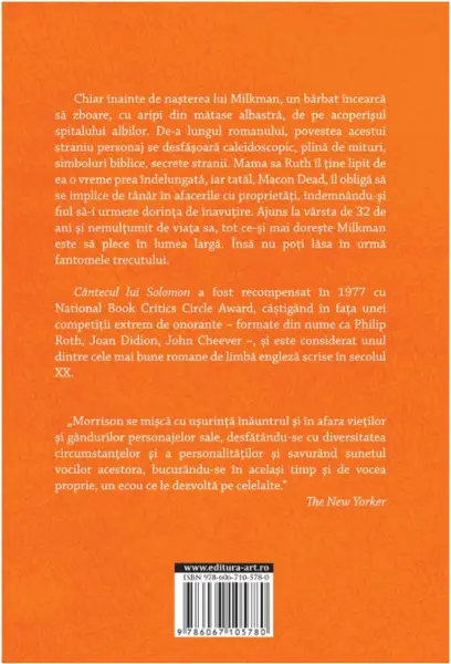 Cantecul lui Solomon | Toni Morrison