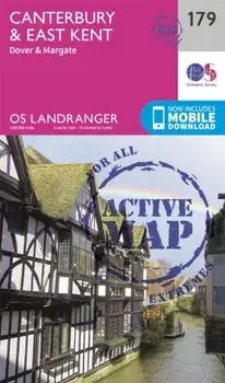 Canterbury & East Kent, Dover & Margate. February 2016 ed, Sheet Map/Ordnance Survey