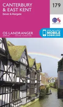 Canterbury & East Kent, Dover & Margate. February 2016 ed, Sheet Map/Ordnance Survey