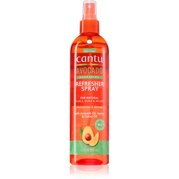 CANTU Avocado Refresher Spray spray hidratant pentru păr pentru par ondulat si cret 355 ml