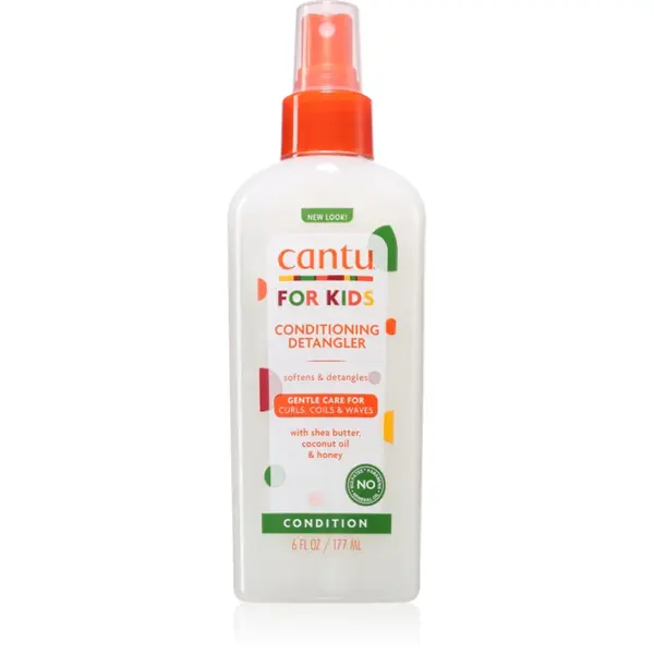 CANTU For Kids Care Detangler spray pentru par usor de pieptanat pentru par ondulat si cret 177 ml