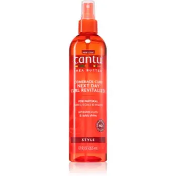 CANTU Shea Butter Curl Next Day spray cu efect de bucle lejere, pentru plajă