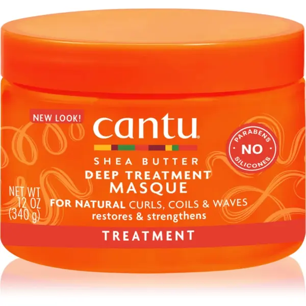 CANTU Shea Butter Deep Treatment Mask masca profund reparatorie pentru par ondulat si cret 340 g