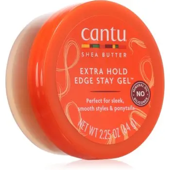CANTU Shea Butter Extra Hold Edge gel fixare pentru par ondulat si cret