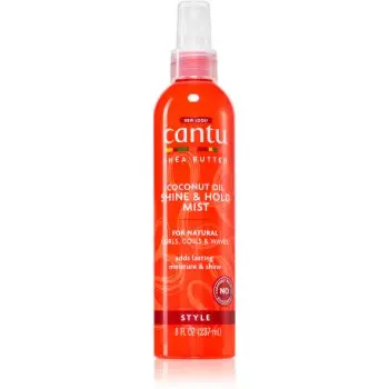 CANTU Shea Butter Shine&Hold mist bruma de corp hidratanta stralucire pentru parul ondulat si cret