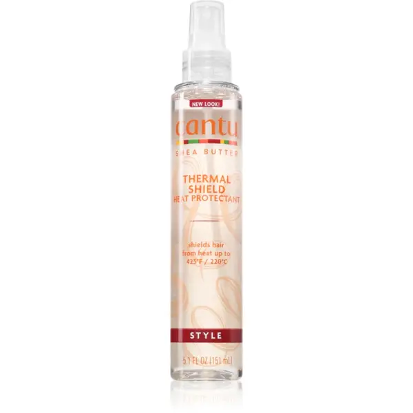 CANTU Shea Butter Therma Shield spray pentru protecția termică a părului 151 ml