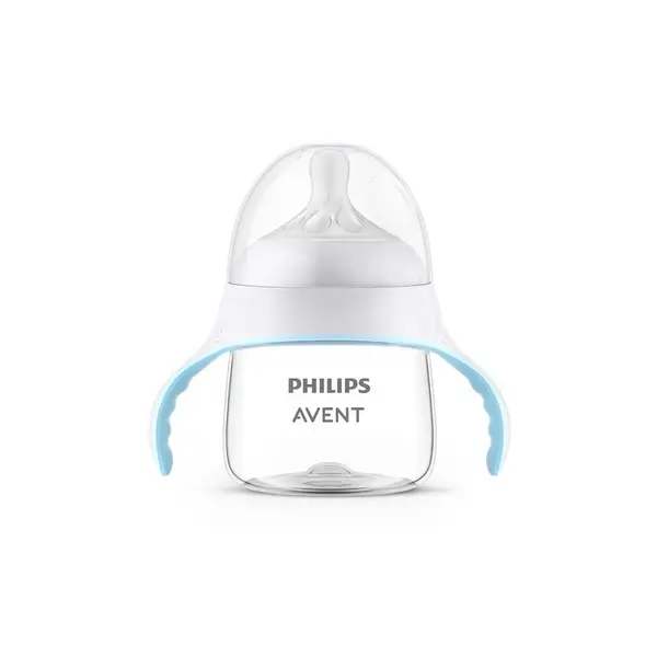 Canuta cu tetina, Philips Avent, Natural Response, 6 luni+, 150 ml, Fara BPA, Anticolici, Alb