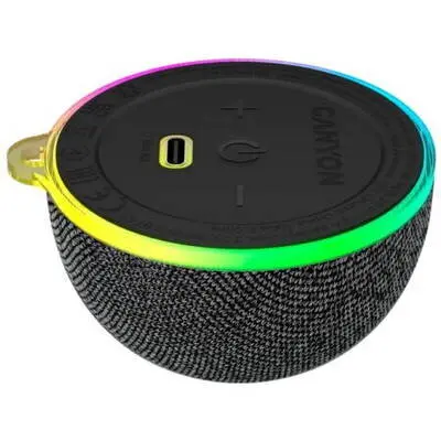Canyon Boxa portabila Canyon OnMove 13, Bluetooth 6.0, 5 W, 600 mAh, Negru, CNE-CBTSP13B