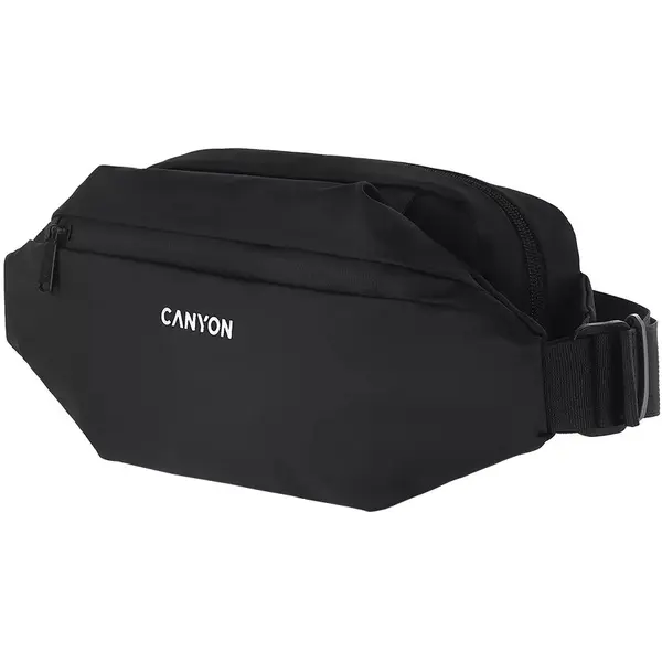 Canyon Canyon FB-1, Fanny pack - Borseta, 270 mm x 130 mm x 55 mm, poliester interior-exterior, Negru