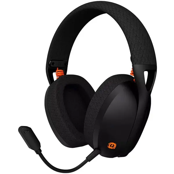 Canyon Casti gaming wireless Canyon EGO GH-13, conexiune dongle 2.4Ghz, bluetooth 5.2, conexiune cu fir Type-C, Negru