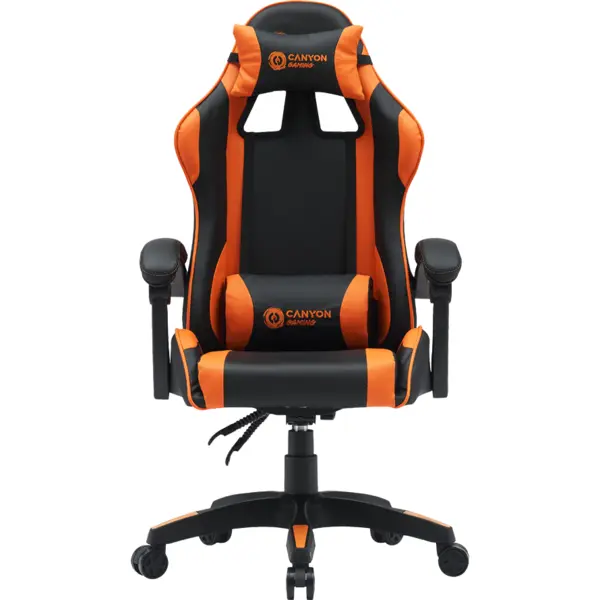 Canyon Scau gaming Canyon CNE-SGCH2, 120 kg, spatar reglabil, Negru-Portocaliu