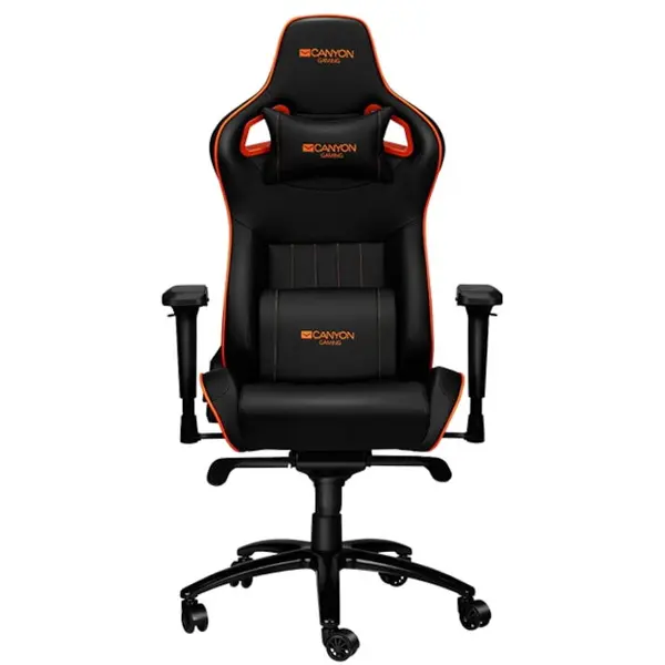 Canyon Scaun gaming CANYON Corax CND-SGCH5, Negru-portocaliu