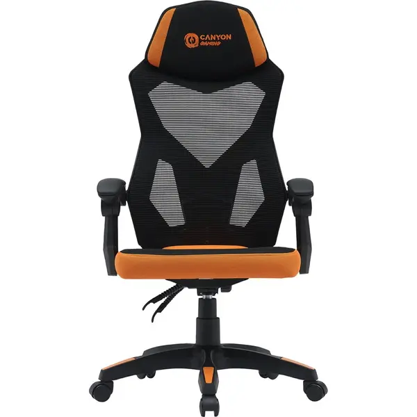 Canyon Scaun Gaming Canyon Wave MCH02, spatar reglabil, 120 Kg, Negru-Portocaliu
