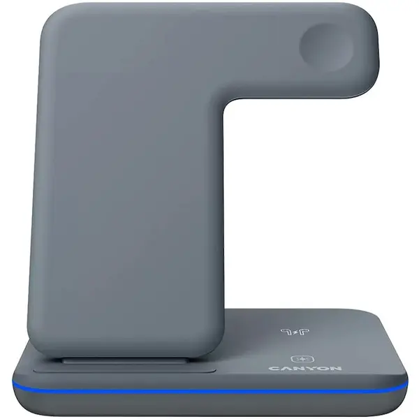 Canyon Statie de incarcare, Canyon WS-303, 3-in-1 15W, gri
