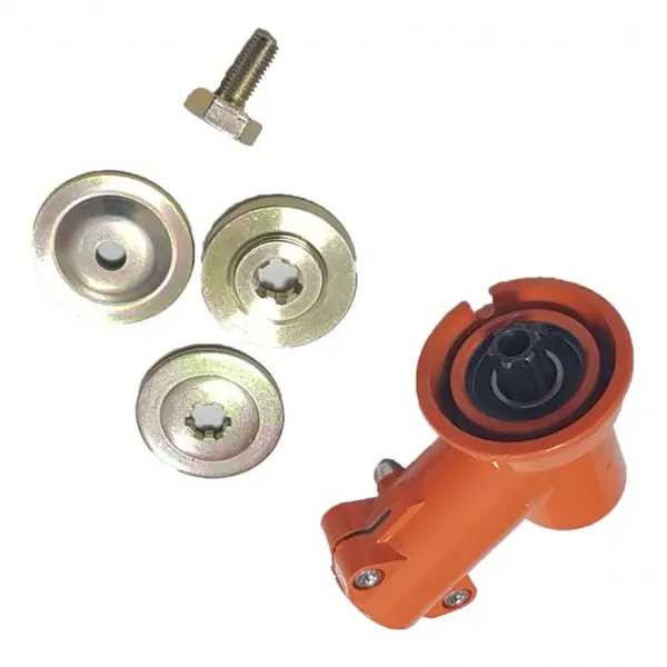 Cap inferior motocoasa pentru teava de 26mm , tija cu 9 (cu surub)