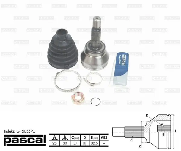 Cap planetara spre roata (25z 30z 57mm) MITSUBISHI LANCER VII 1.3 1.6 2.0 intre 2003-2013
