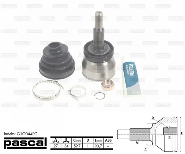 Cap planetara spre roata (27z 34z 59,7mm) FORD USA EXPLORER 4.0 5.0 intre 1993-2002