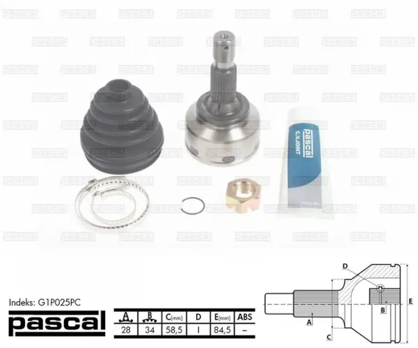 Cap planetara spre roata (28z 34z 58,5mm) CITROEN C5 III, C8; PEUGEOT 407, 807 1.6D-2.2D dupa 2002
